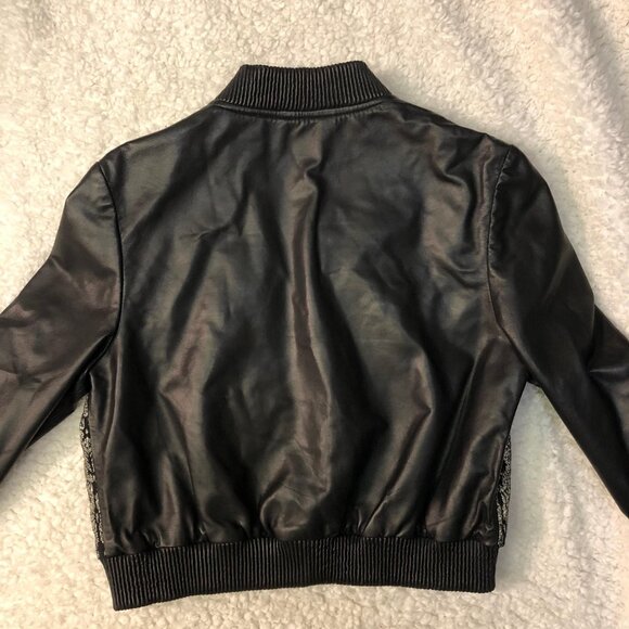 Gorgeous Lamarque one-of-a-kind moto jacket! Leather and Gold! Size S, small - Picture 3 of 6